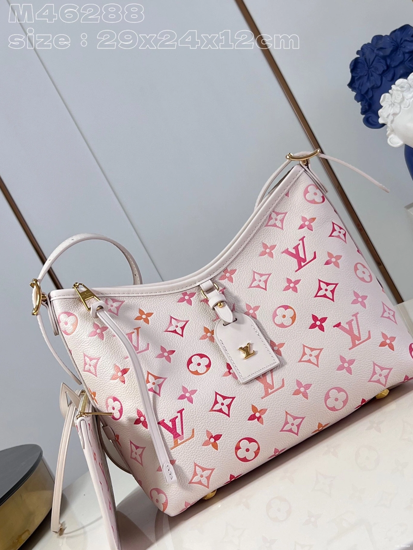 Cheap PM-29*24*12cm VUITTON CARRYALL LOUIS 0720